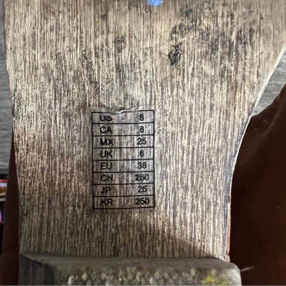 Forever 21 Short Ankle Cowgirl Boots Faux Suede Brown pointed toe Women’s Size 8 - Picture 5 of 9